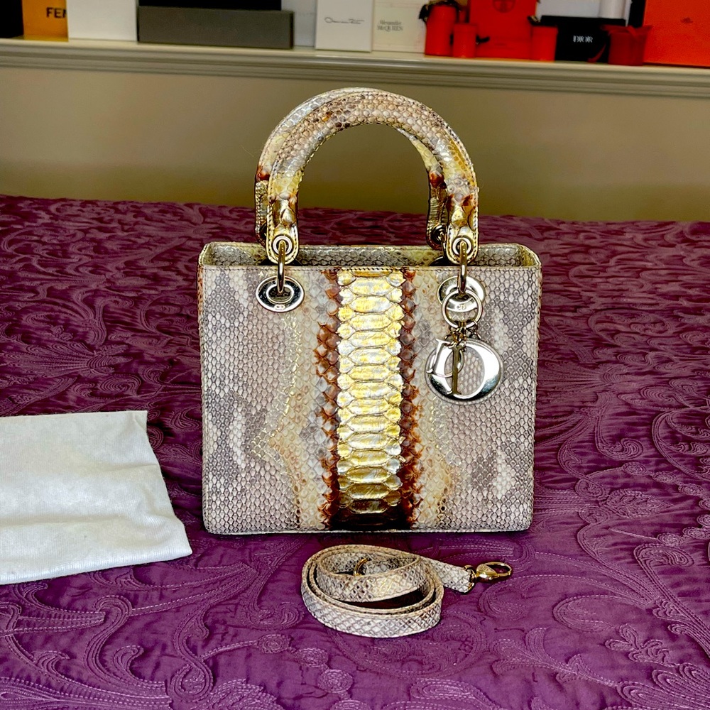 Gorgeous Python Lady Dior New.